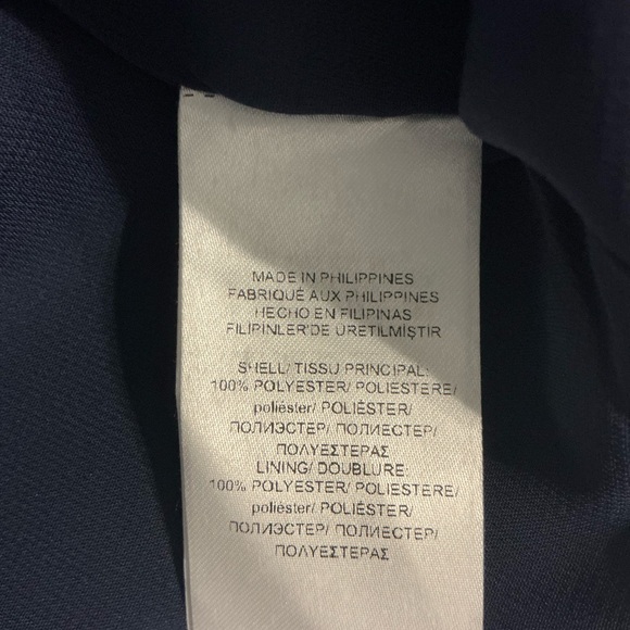 Ralph‎ Lauren Navy blue Sheath Dress with Bell Sleeves size 14 - Picture 6 of 11